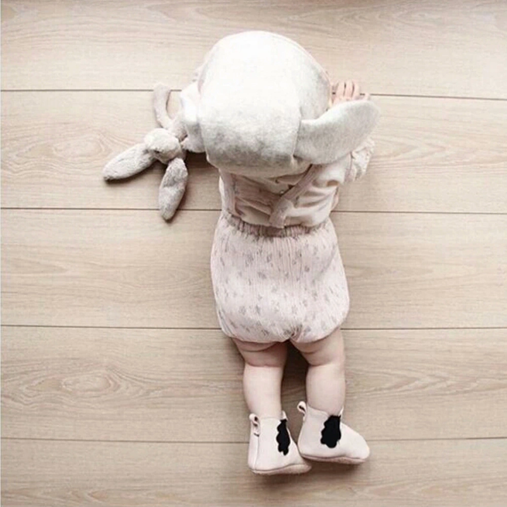 Baby Ankle Boots - Booties for Boys Girls Moccasins Shoes Autumn Winter Warm Cotton Flats First-Walkers Anti-Slip Shoes Esg13776