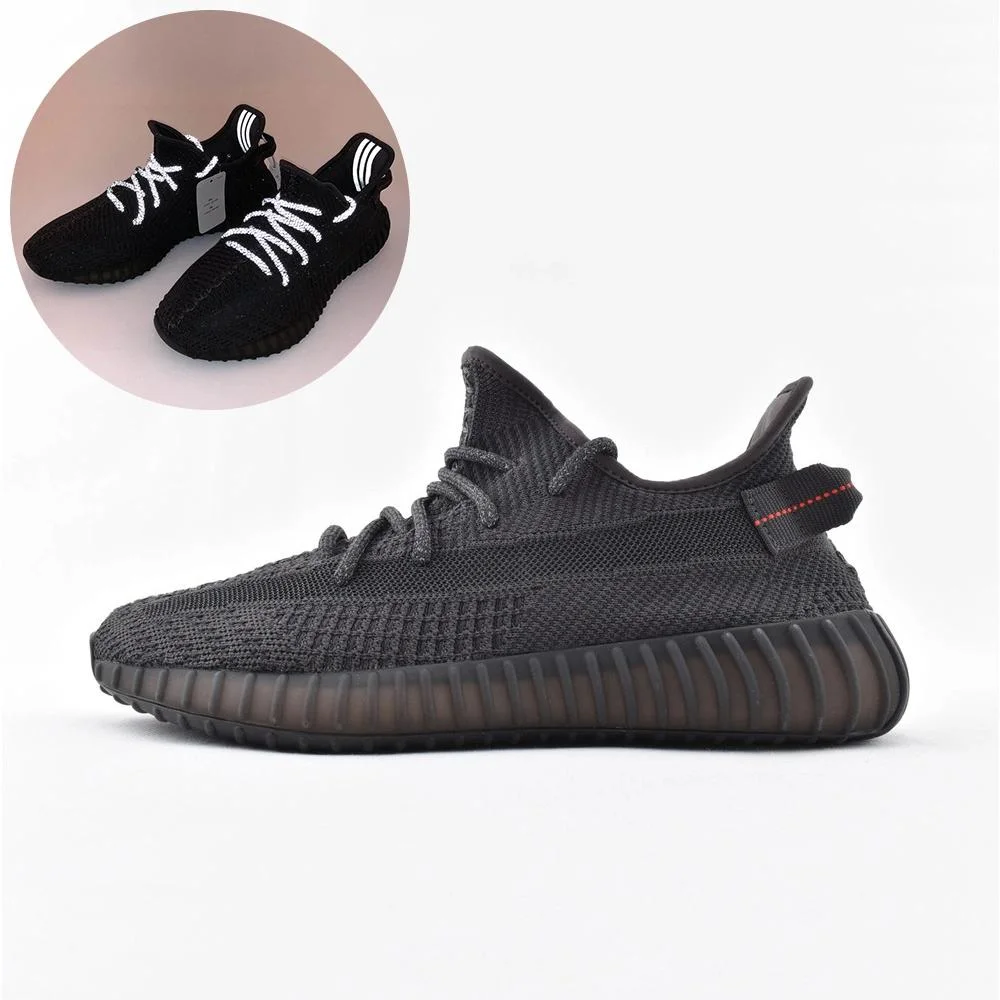 Original Latest Designer Sports Yeezy 350 V2 Women Shoes Fashion Casual Sneakers with Logo Boxes