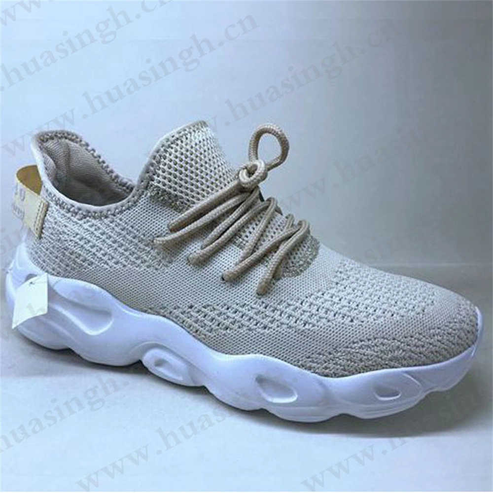 Ywq, Anti-Tear Cotton Fabric Fashion Sport Shoe Abrasion Resistant White Rubber Outsole Running Shoe HSS410