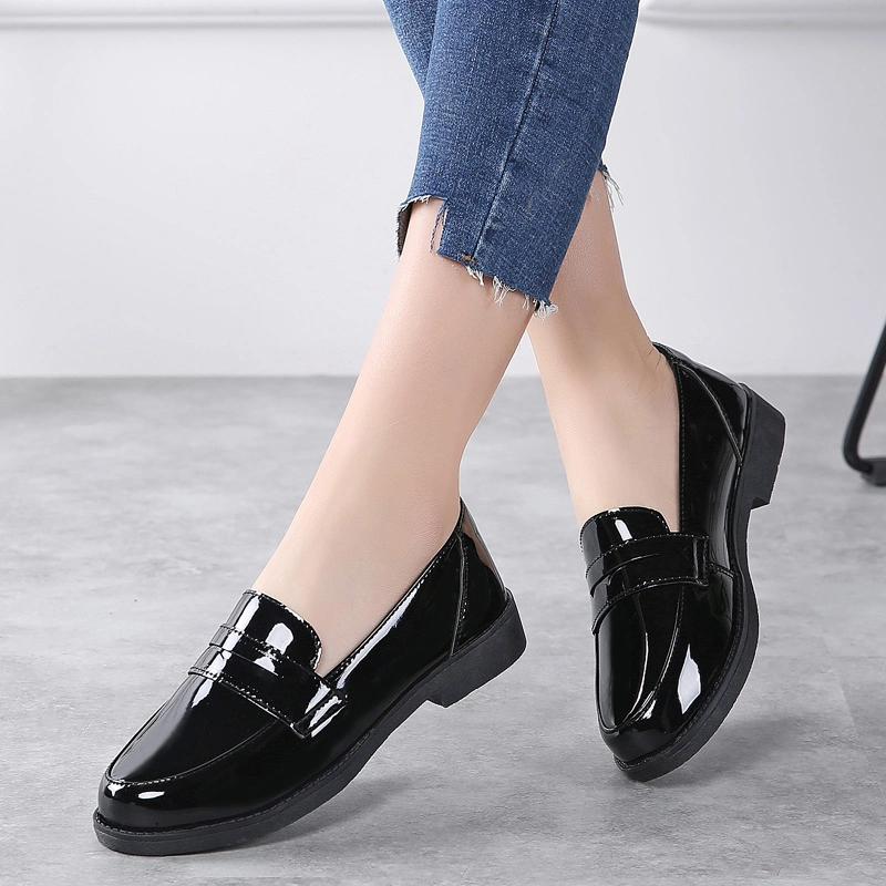 Women&prime;s Casual Shoes Summer Slip-on Platform Shoes Loafers