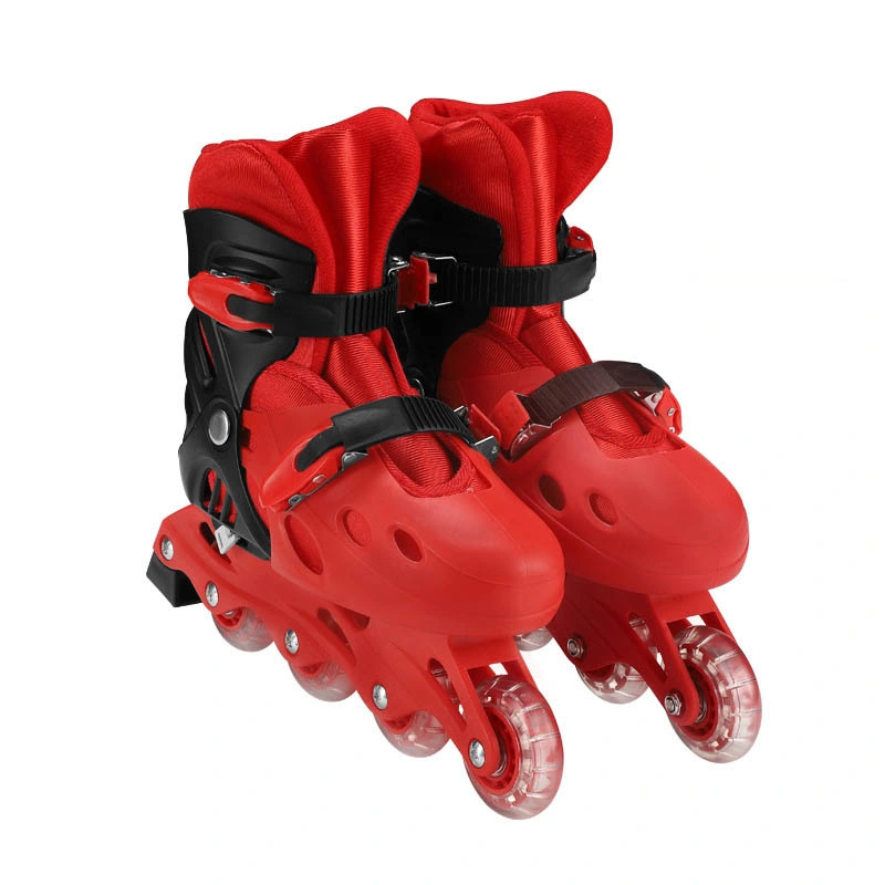 Adjustable Skates Outdoors Sport PVC Skating Shoes for Boys Girls