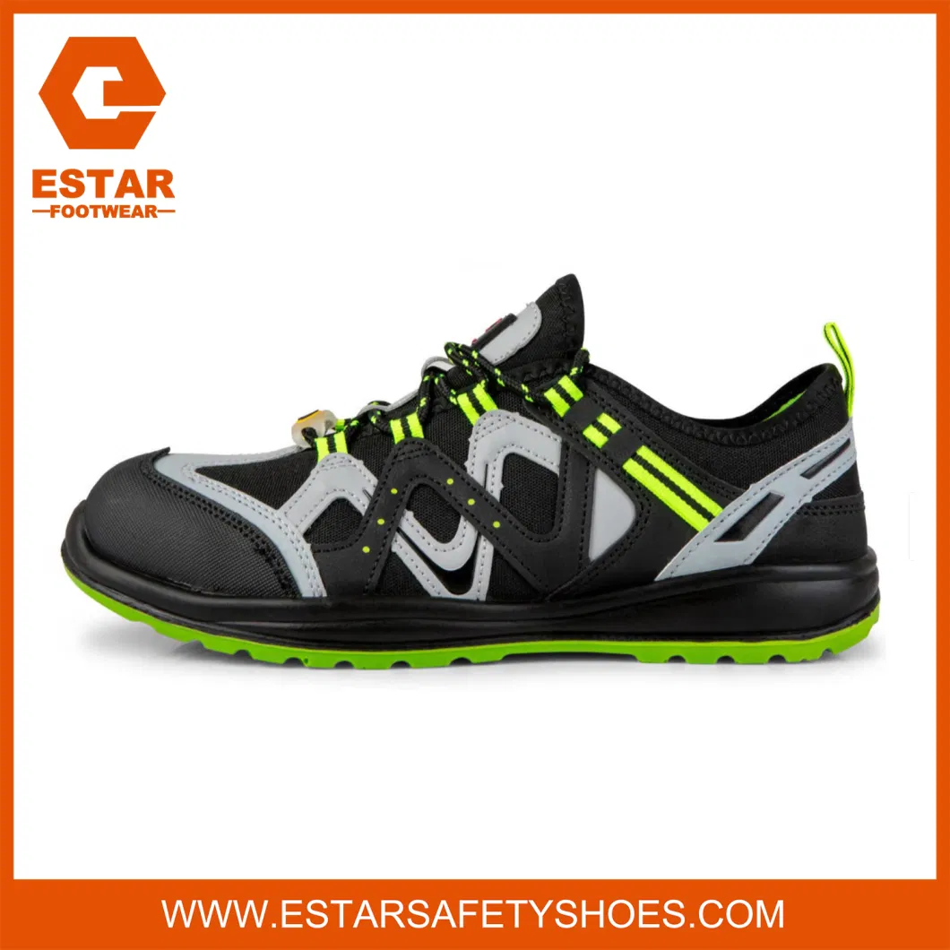 Airport Friendly Slip-Resistant EVA/Rubber Outsole Boa Lace Fast Release Sport Safety Shoes