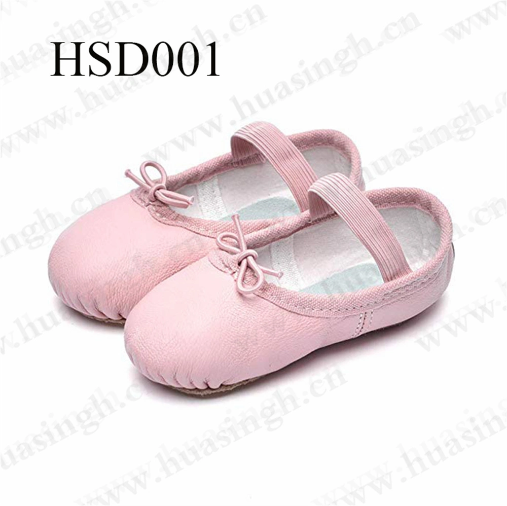 Gww, Cheap Price Daily Training Odor-Proof Durable Ballet Shoe Comfortable Soft Full Leather Dance Shoe for Children Hsd001