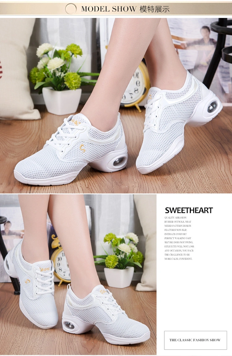 Top Selling Black Tennis Dance Sneakers Jazz Tango Shoes Girls Modern Sport Shoes Women