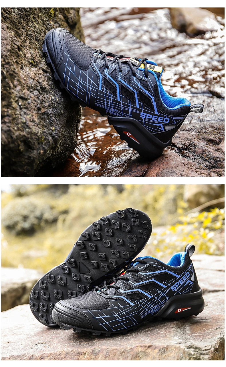 Men&prime;s Shoes Solomon Cross Border Large Size Men&prime;s Mountain Outdoor Spring Hiking Combat Shoes Hiking Casual Sports Shoes