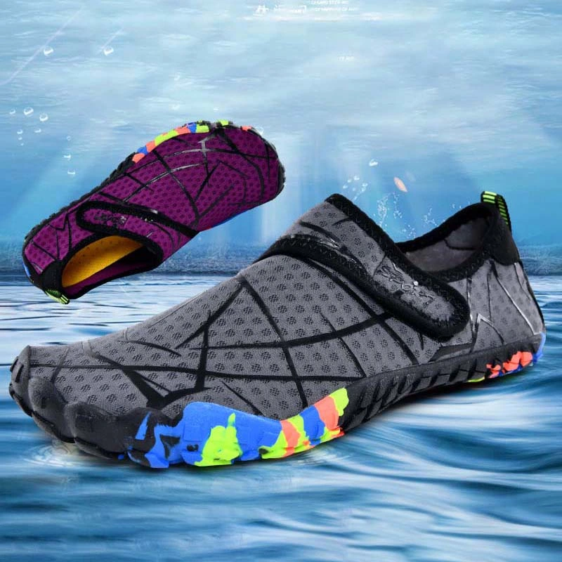 Wide Toe Water Walking Summer Swimming Aqua Five Fingers Shoe for Beach