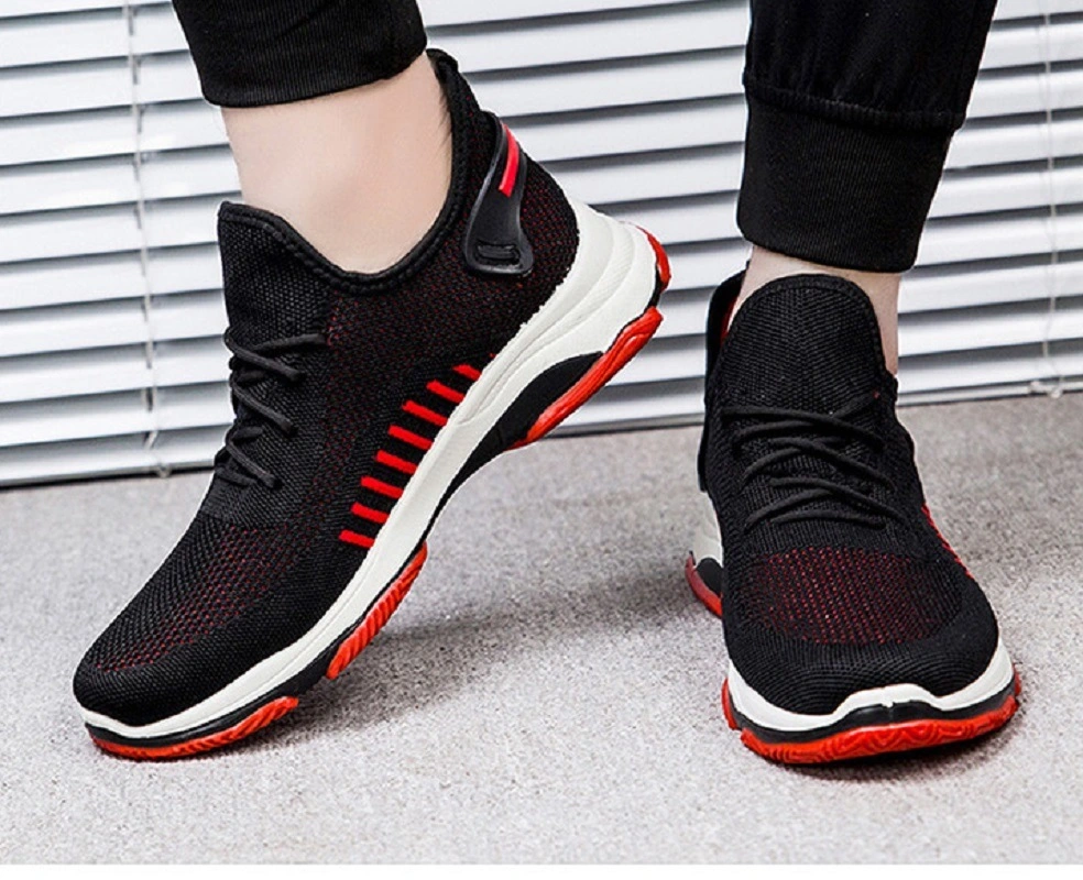 Mens Breathable Lace-up Nonslip Mesh Surface Slip-on Comfortable Casual Athletic Lightweight Walking Running Sports Shoes Esg13703