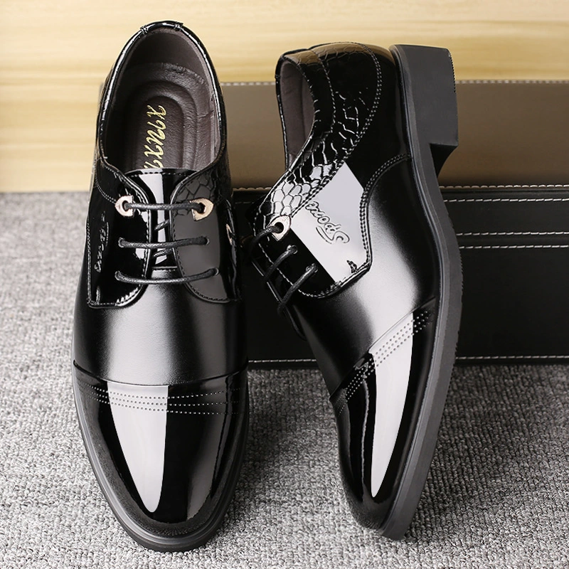 British Style Genuine Leather Dress Shoes Mens Oxfords Leather Loafers Shoes