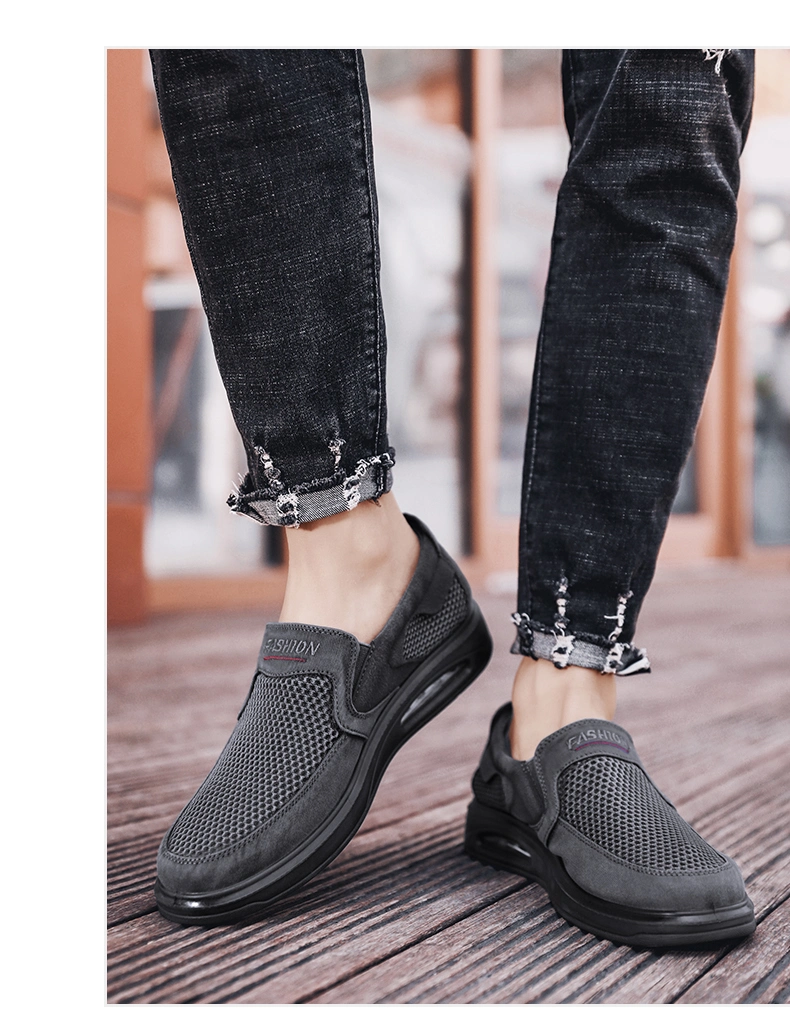 High Quality Mesh Anti Slip Men Casual Shoes Loafers for Men