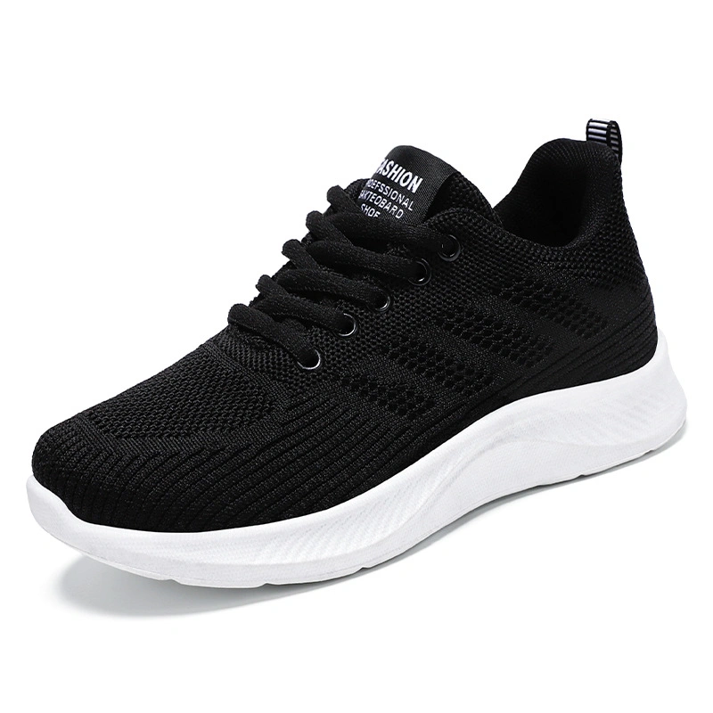 New Soft-Soled Breathable Fly-Woven Mesh Casual Sports Shoes for Women