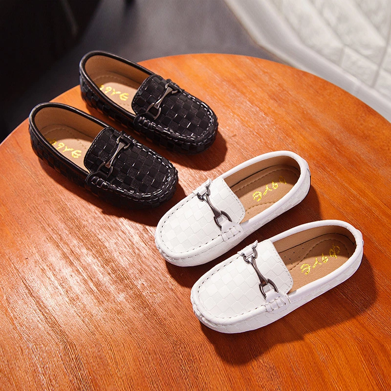 High Quality Wholesale Hot Sale Genuine Leather Boys Shoes Kids Loafer