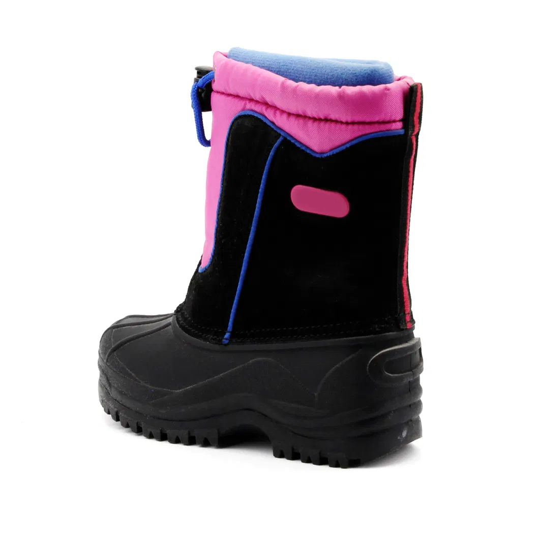 Wholesale Kids Girls Winter Warm Snow Boots Thermal Hiking Waterproof Lightweight Footwear Shoes