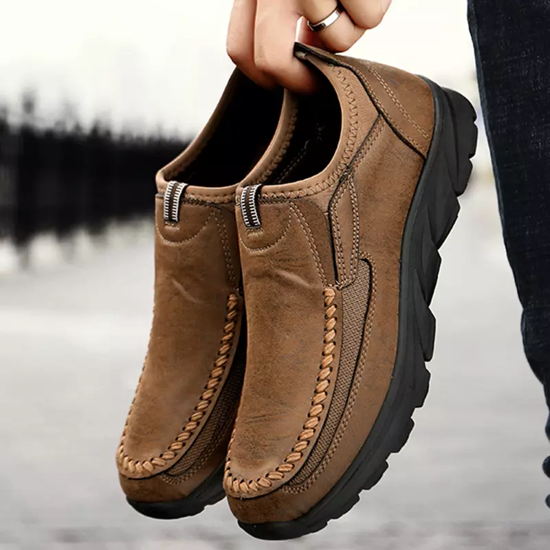 High Quality Manufacturer Price Shoe Designers Custom Made Winter Men Walking Style Shoes