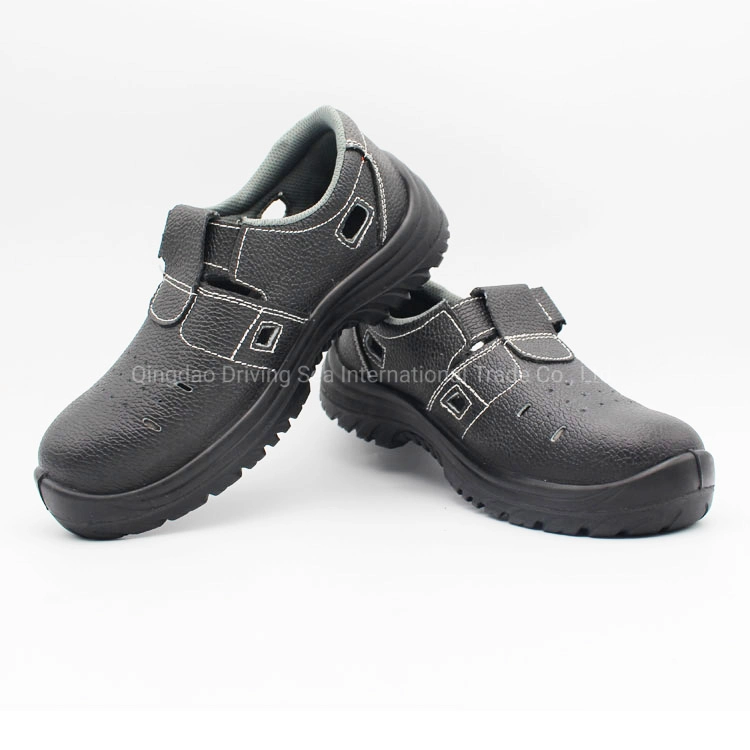 Genuine Leather PU Sole Safety Men Industrial Work Shoe