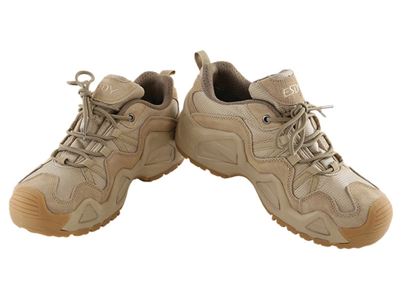 Khaki Earthquake Resistant Tactical Outdoor Men Sport Shoes