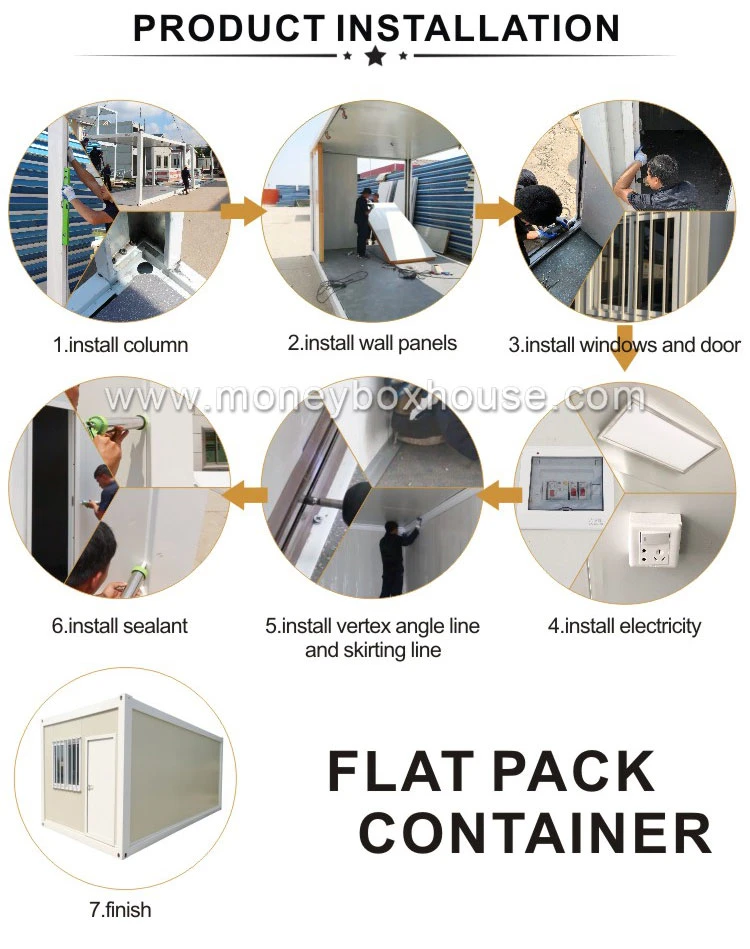 Container Design Bespoke Sound Proof Modular Prefabricated Two Storay Flats