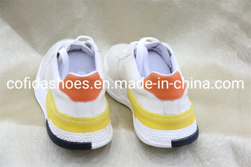 Top Quality Real Leather Fashion Luxury Sneaker Design Unisex Sports Shoes for Boys and Girls