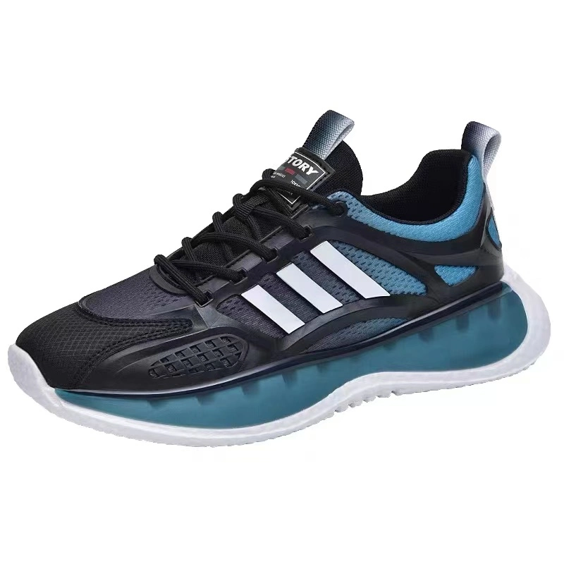 Running Shoes Latest Style Striking Colors Fashion Elastic Men Sports Shoes, Sole Upset Popular Athletic Footwear Shoes