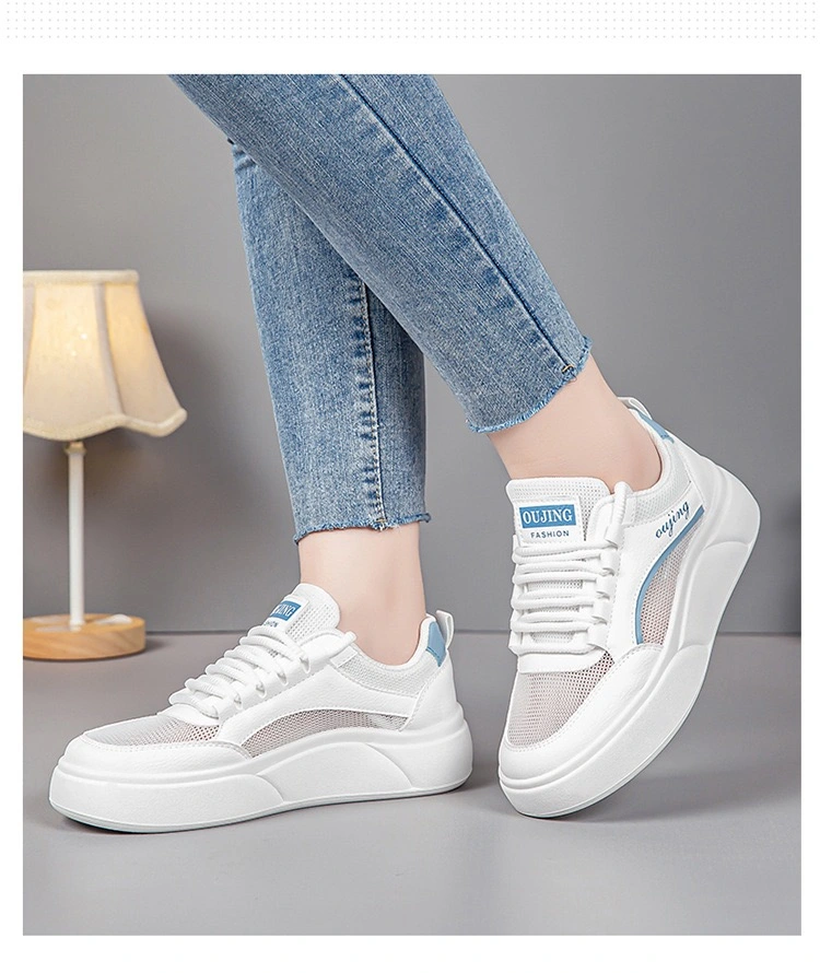 New Trendy Lady Fashion Summer Sneakers Sporting Shoes Casual Youth Athletic-Sports-Shoes for Women Jogging Running Tennis Ladies Flat Leisure Female Shoes