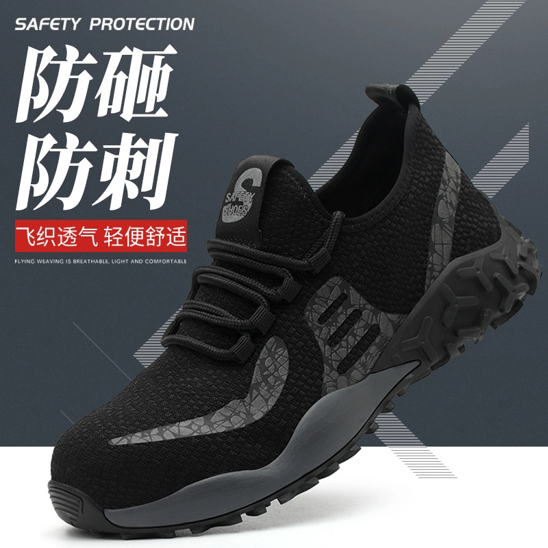 Fashion Sport Safety Flying Know Shoes with Steel Bottom Head