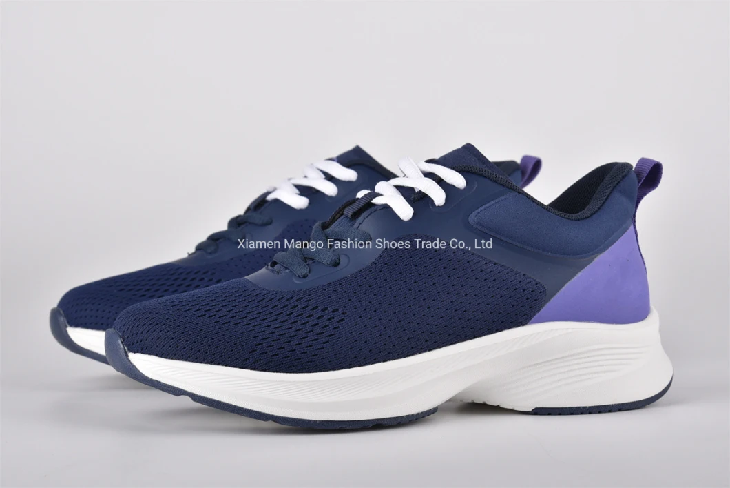 New Style of Women Sport Shoes Knitted Fabric Sport Shoes Walking Jogging Shoes