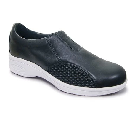 Women Comfortable Leather Shoe with Orthopedic Support for Flat and Pain Foot