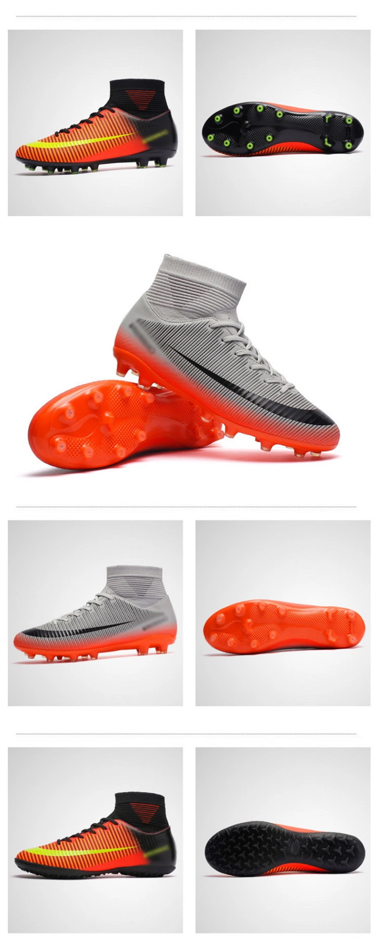 2023 New Flyknit High Class Soccer TPU Football Shoes