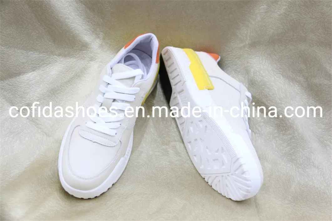 Top Quality Real Leather Fashion Luxury Sneaker Design Unisex Sports Shoes for Boys and Girls