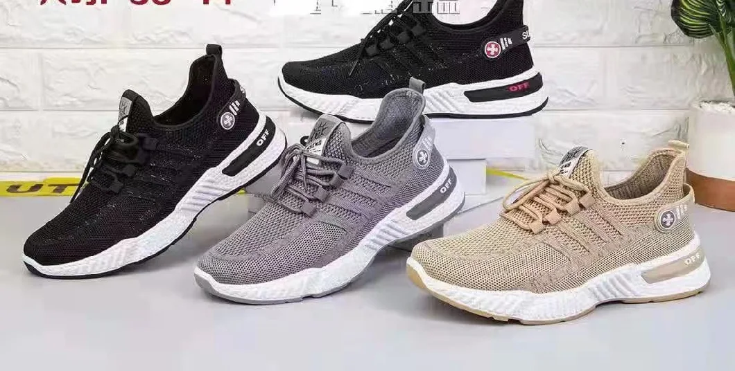 Men Fly Knitting Shoes Fashion Breathable Sport Shoes