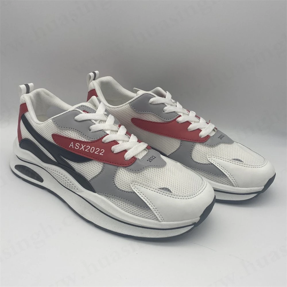 CMH, Breathable Cotton Fabric Anti-Slip Rubber Sole Athletic Shoe with Air Cushion HSS002