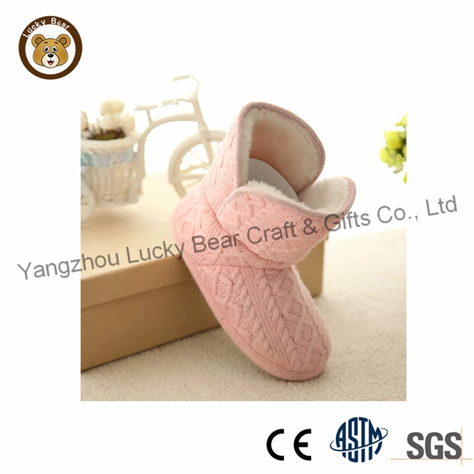 Hotsale Warm Cheap Winter Knitted Boots Shoes