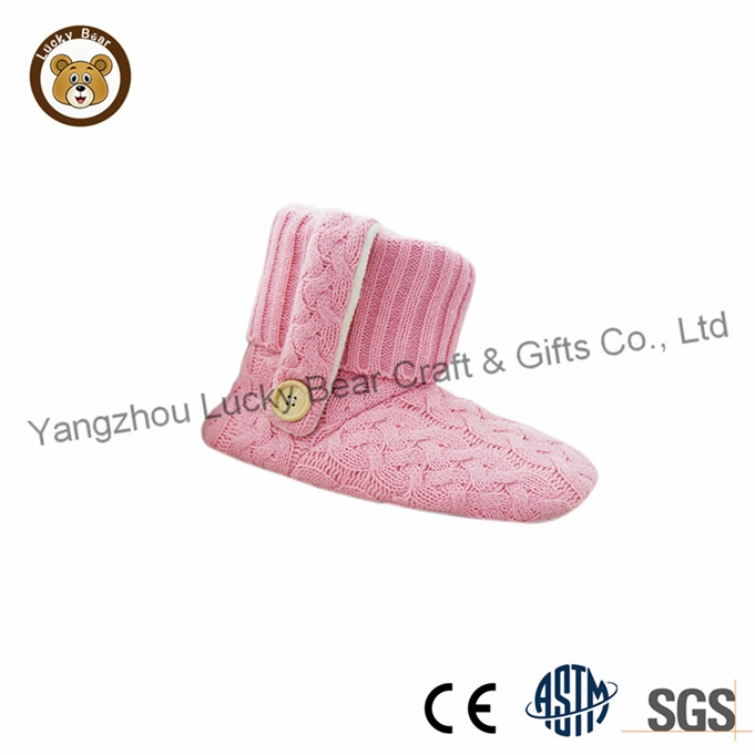 Hotsale Warm Cheap Winter Knitted Boots Shoes