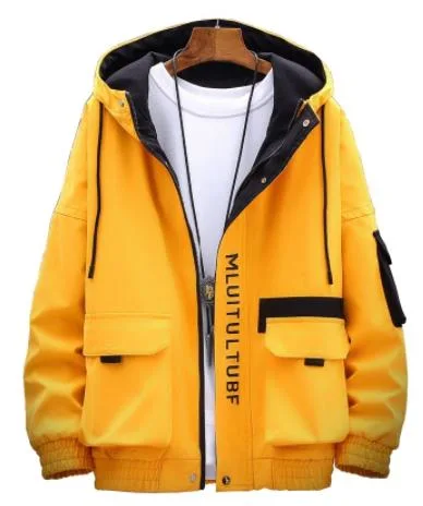 New 2021 Hot Sale Hip Hop Men Jacket Fashion Outwear Male Casual Streetwear