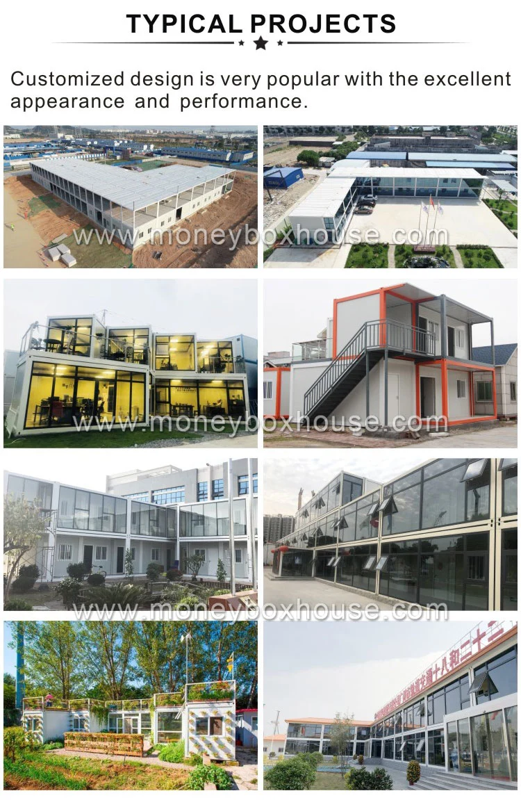 Container Design Bespoke Sound Proof Modular Prefabricated Two Storay Flats