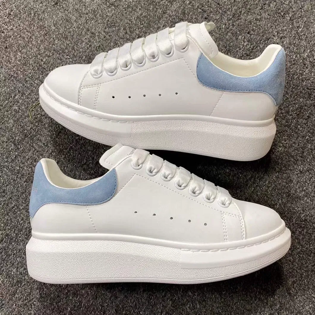 2024 New High Quality Women Skateboarding Shoes Casual Small White Shoes White Genuine Leather Shoes Men