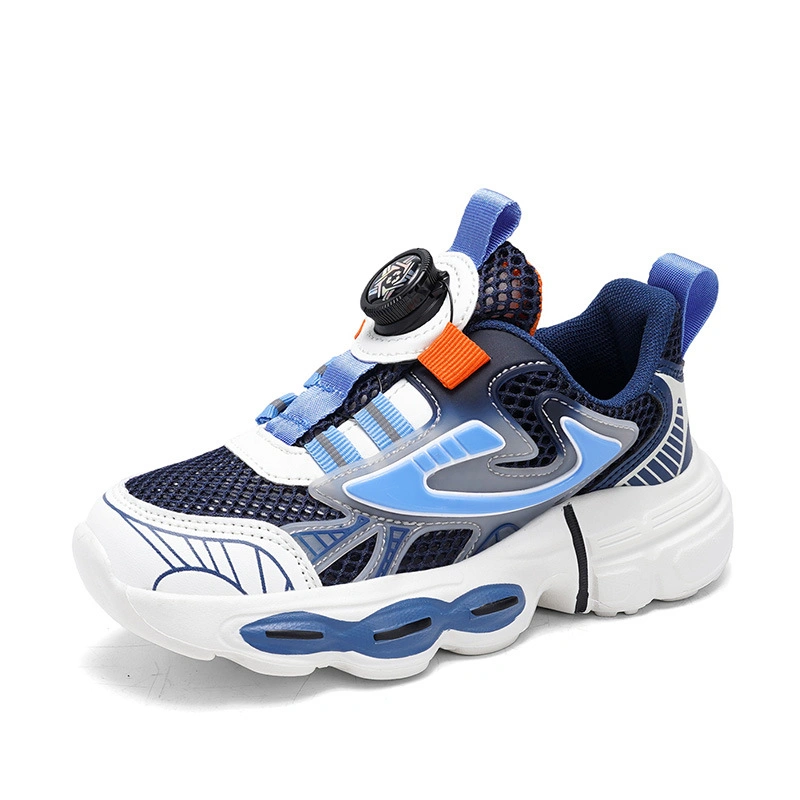 Boys&prime; Shoes Children&prime;s Sports Shoes Summer 2024 New Medium Children&prime;s Single Mesh Breathable Running Shoes