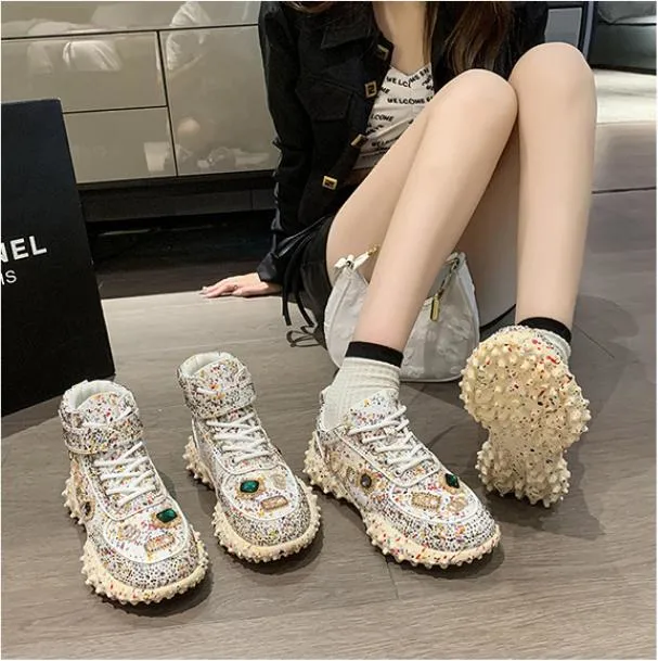 New Design Replica Luxury Ladies Footware Gum Sport Running Shoe Women Stylish Casual Sneaker Shoes