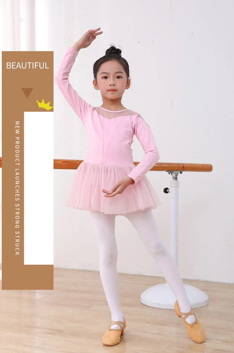 Soft Ballet for Children Shoes with Canvas Cow Sole 3.5cm Heel 103