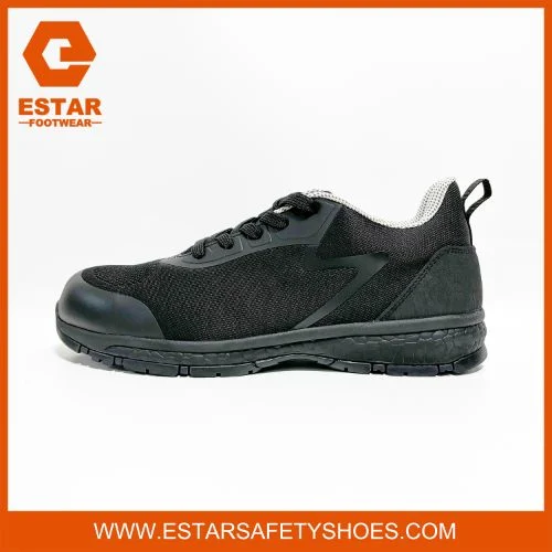 Composite Toe Work Sneakers Safety Comfort Shoes with Fly Knitting Fabric Upper