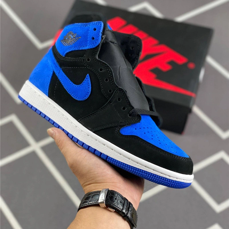 Nike Air Jordan 1 High Og Royal Reimagined Wholesale Athletic Sports Luxury Basketball Branded Shoe Men Sneaker Shoes