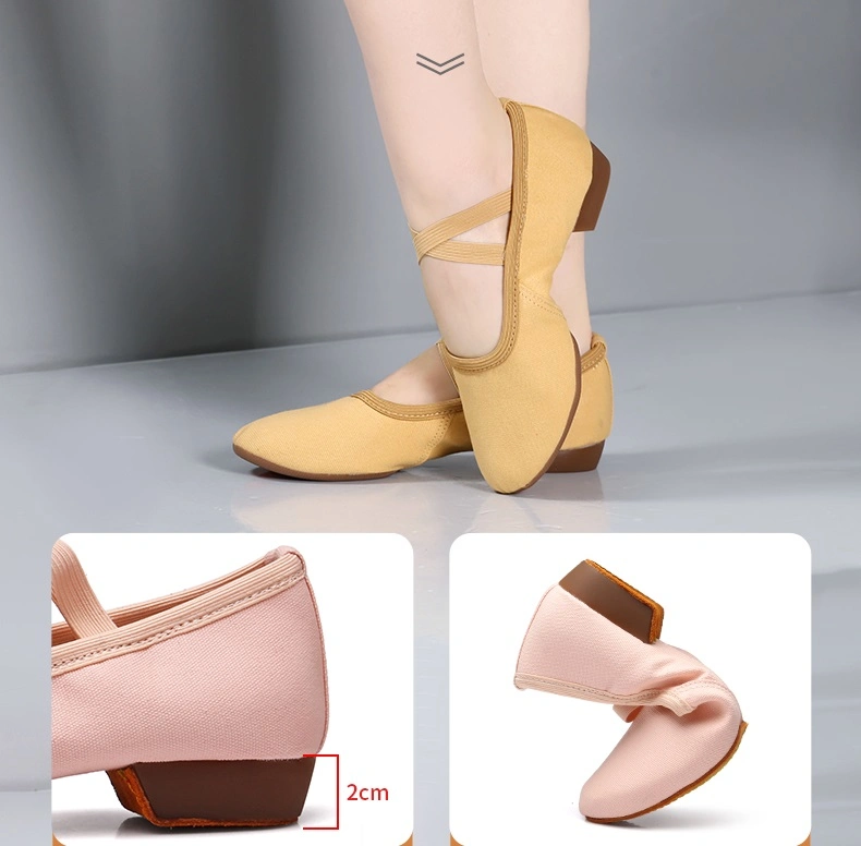 Women&prime;s Ballroom Canvas White Ballroom Ballet Shoes Outdoor 138