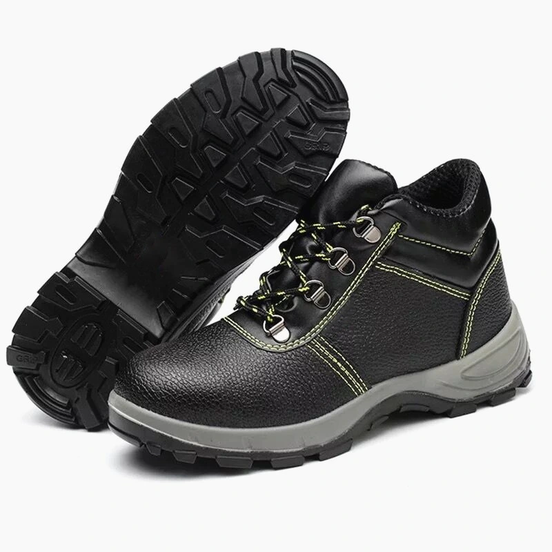 Genuine Leather PU Sole Confortable Anti-Slip Safety Shoes Working Shoes in Guangzhou