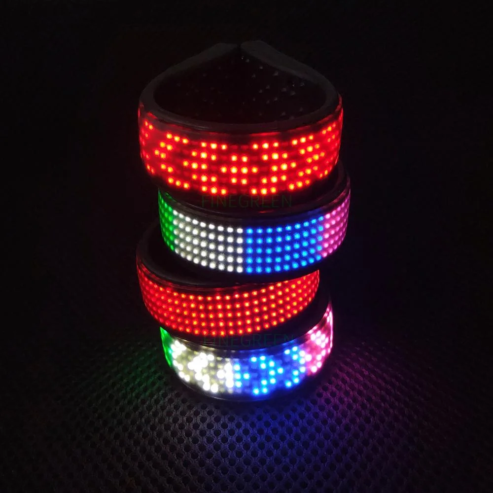 LED Message Shoelace Safety Clip Luminous Flashing Light for Outdoor Sport LED Shoe Rope