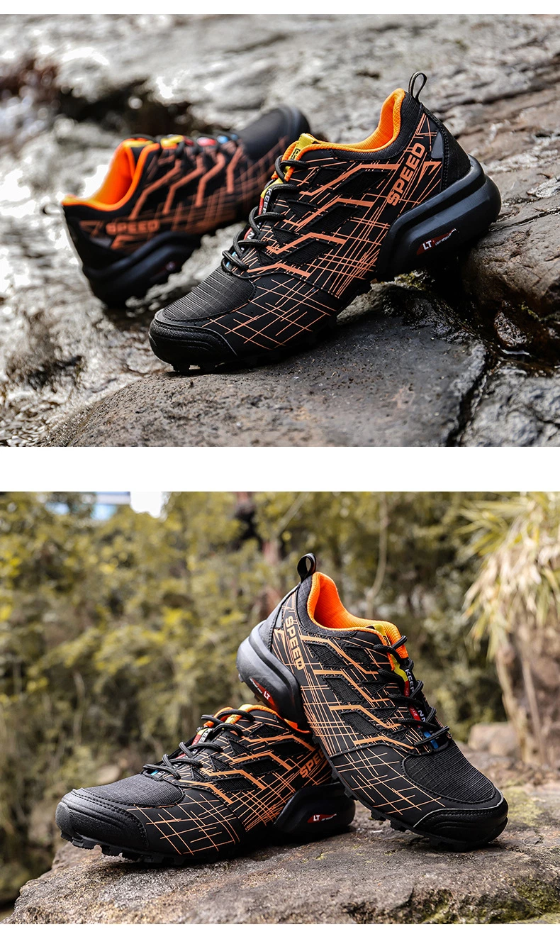 Men&prime;s Shoes Solomon Cross Border Large Size Men&prime;s Mountain Outdoor Spring Hiking Combat Shoes Hiking Casual Sports Shoes