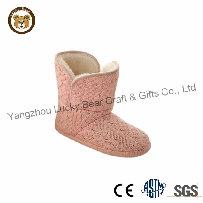 Hotsale Warm Cheap Winter Knitted Boots Shoes