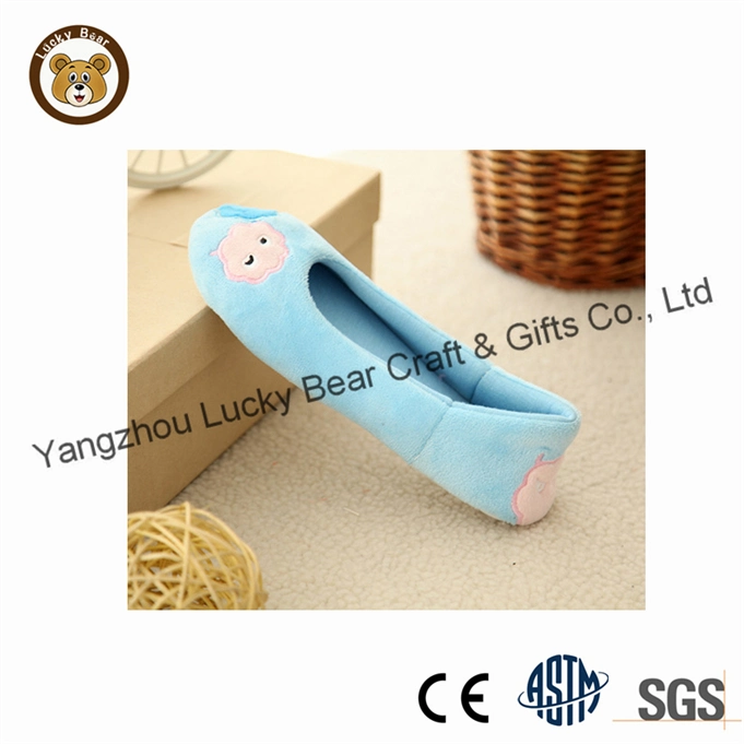 Wholesale Winter Soft Fleece Plush Cartoon Warm Ballet Home Slippers for Women