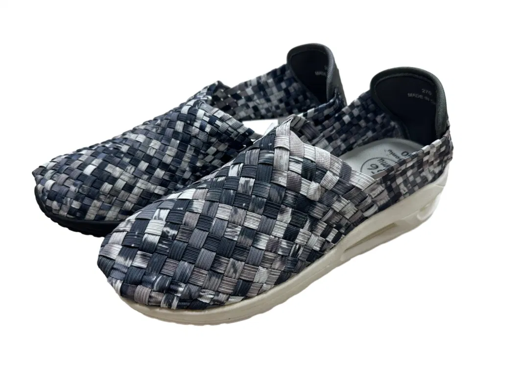 Flexible Travel Walking Casual Shoes Handmade Woven Shoes for Man