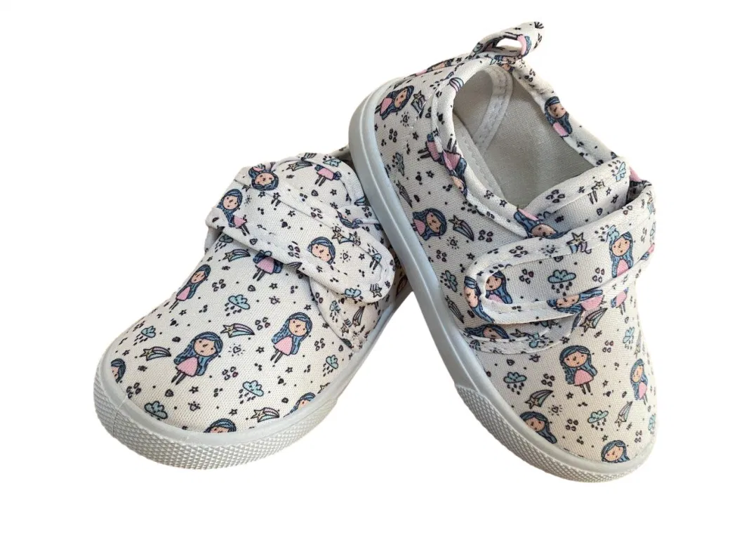 Fabric Girls Prints Upper Kids Casual Shoes Kids Footwear Kids Canvas Prints Shoes