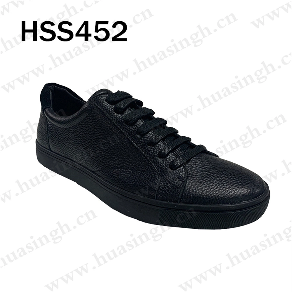 Lxg, Factory Price Abrasion Resistant Rubber Outsole Hiking Shoe Anti-Tear Barton Printed Leather Upper Flat Sport Shoe HSS452