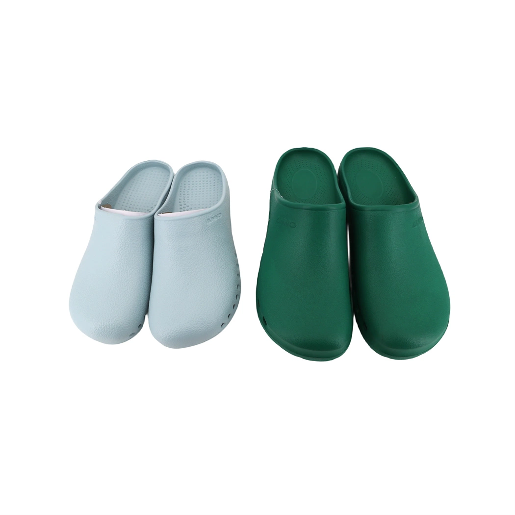 Medmount Medical Surgical Non-Slip Waterproof Lightweight Autoclavable Blue/Green/White EVA TPE Surgical Shoes for Doctor/Nurses